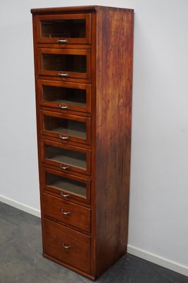 Tall Vintage German Pine Haberdashery Shop Cabinet, 1950s-XO-1392558