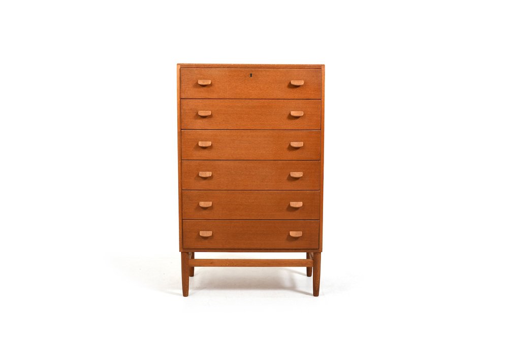 Tallboy Chest of Drawer by Poul M. Volther for FDB, 1950s