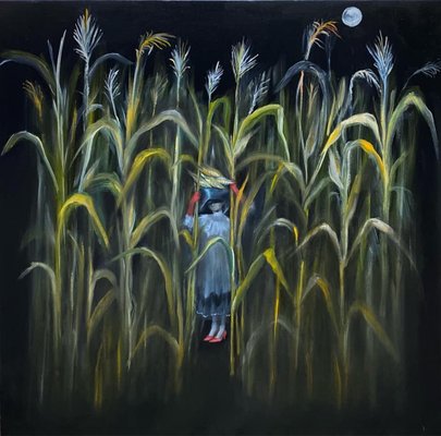 Tamar Sulakvelidze, Corn Field, 2021, Oil on Canvas-CHG-2025812