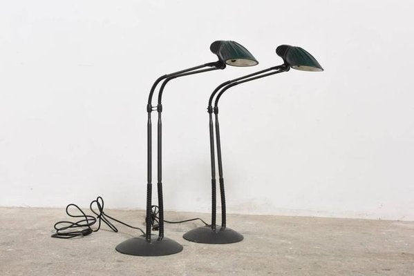 Tango Desk or Table Lamps by Stephan Copeland for Arteluce, 1980s, Set of 2-KL-620220