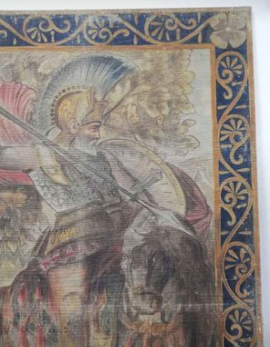 Tapestry Depicting St. George on Horseback, Mid-19th Century