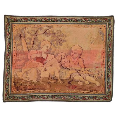 Tapestry with Bucolic Scene, 1950s-ZCI-1781496