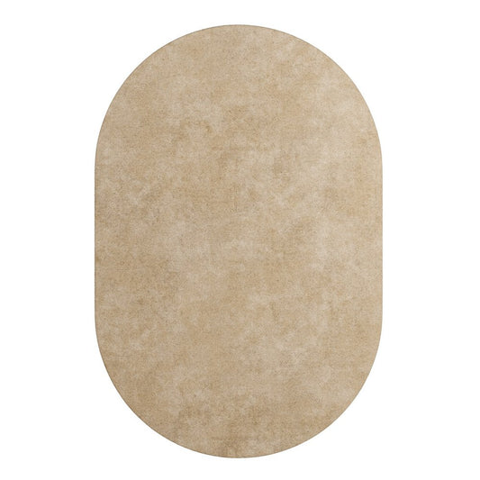 Tapis Oval Corn #02 Modern Minimal Oval Shape Hand-Tufted Rug by TAPIS Studio