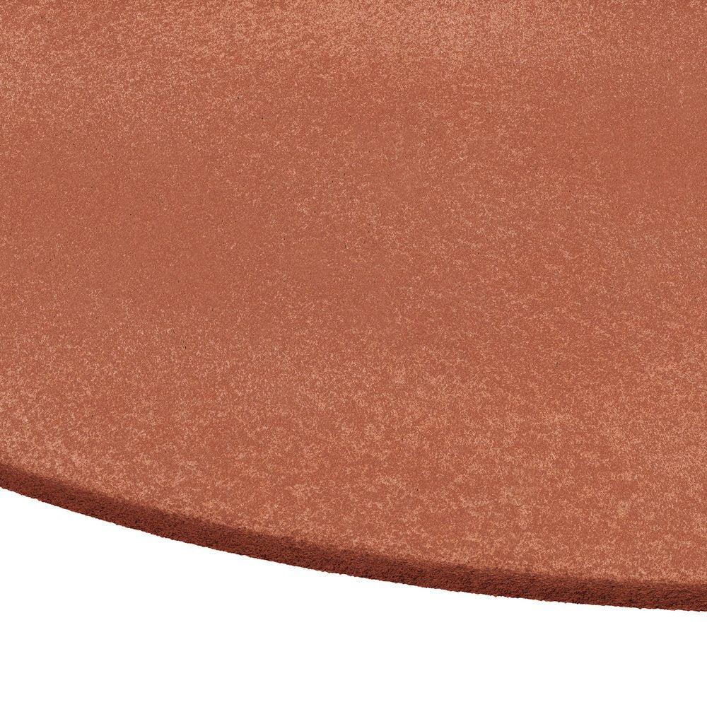 Tapis Oval Ochre #10 Modern Minimal Oval Shape Hand-Tufted Rug by TAPIS Studio