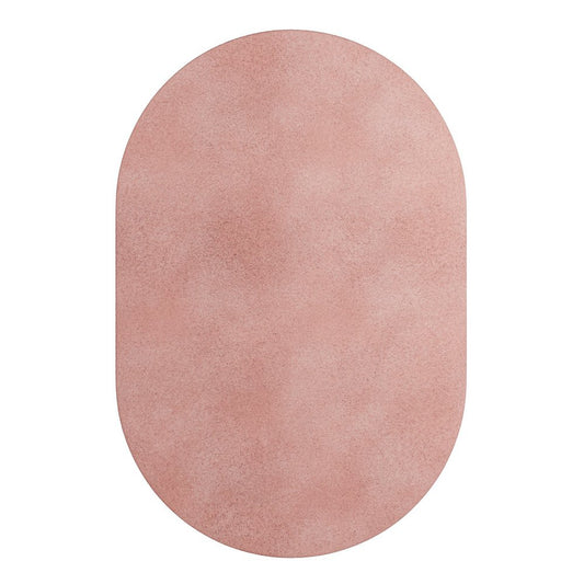 Tapis Oval Orchid #07 Modern Minimal Oval Shape Hand-Tufted Rug by TAPIS Studio