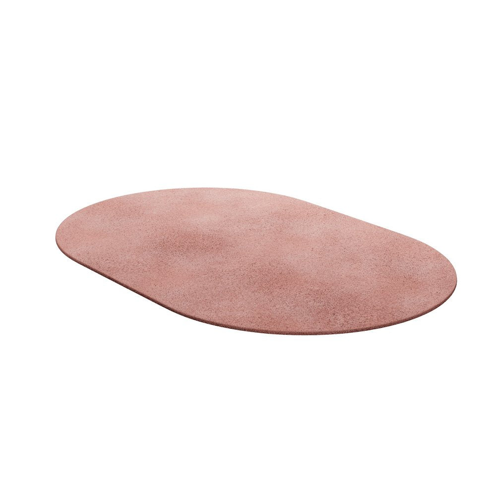 Tapis Oval Orchid #07 Modern Minimal Oval Shape Hand-Tufted Rug by TAPIS Studio