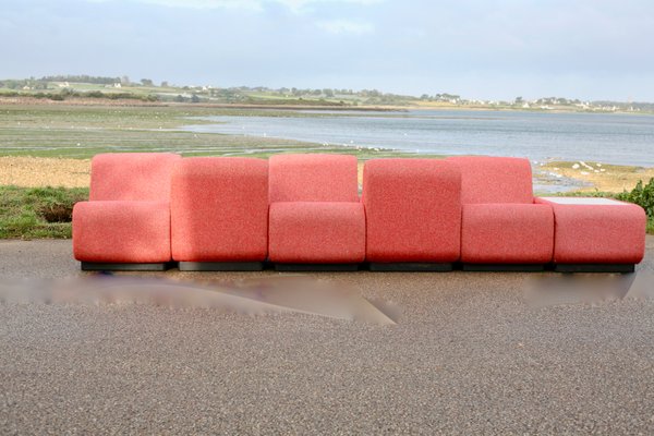 Tappo Modular Sofa by John Mascheroni for Vectra Contract, 1970s, Set of 6-MAO-2016384