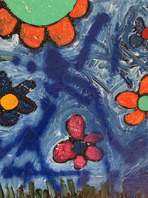 Taraski, Flowers N.48, Acrylic on Canvas, 2001-QMZ-1766271