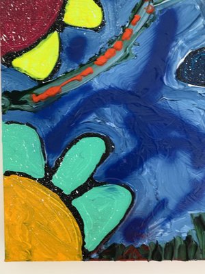 Taraski, Flowers N.48, Acrylic on Canvas, 2001-QMZ-1766271