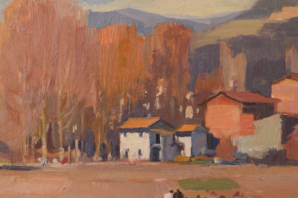 Tardor, 1981, Oil on Board, Framed-AOI-1255016