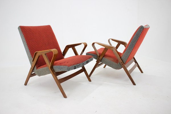 Tatra Armchairs, Czechoslovakia, 1960s, Set of 2-TZ-894664