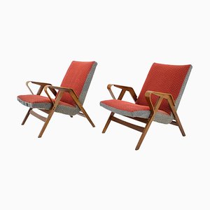 Tatra Armchairs, Czechoslovakia, 1960s, Set of 2-TZ-894664