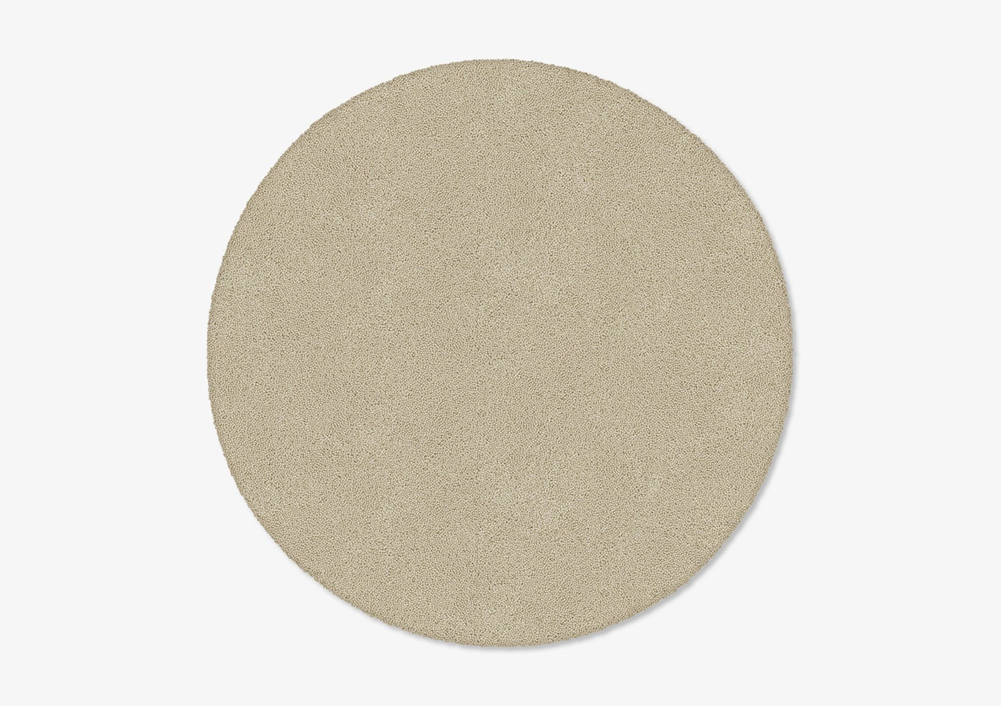 Taupe Circle Plain Rug from Marqqa