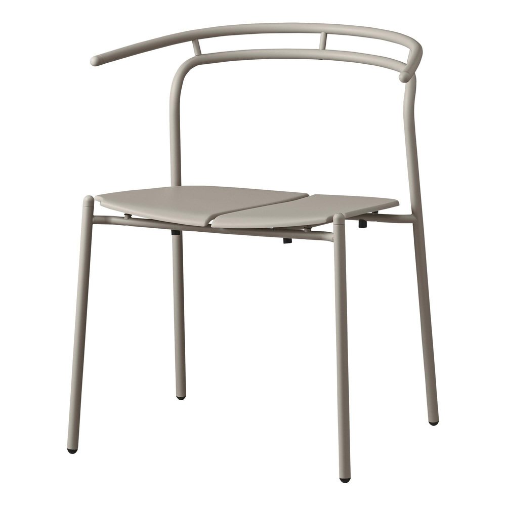 Taupe Minimalist Dining Chair by Rasmus Falkenberg