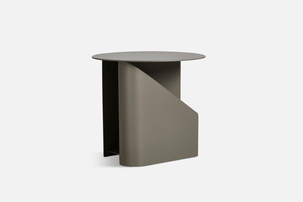 Taupe Sentrum Side Table by Schmahl + Schnippering