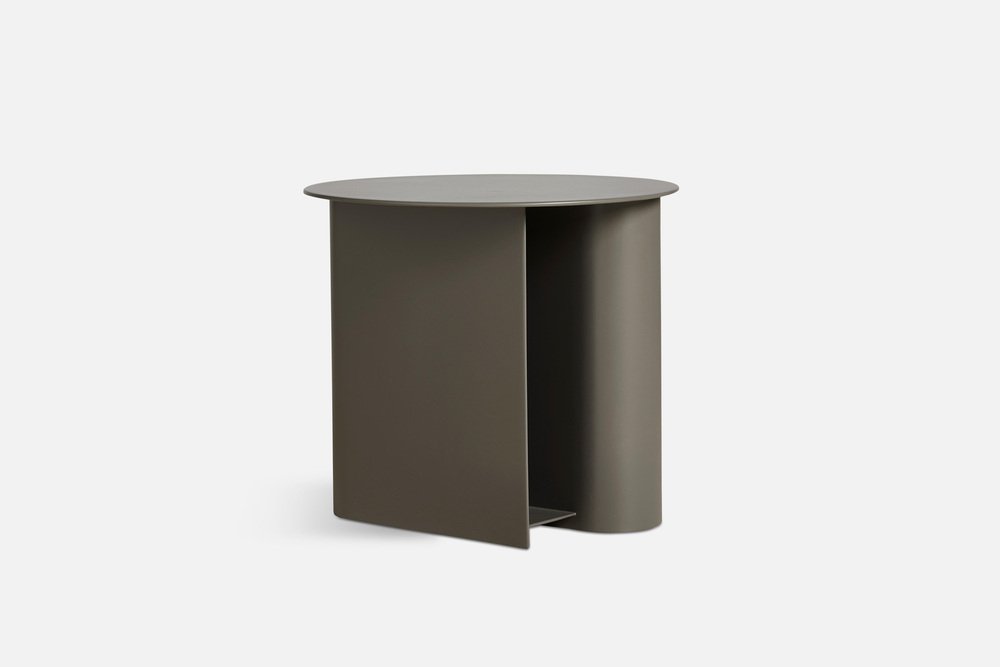 Taupe Sentrum Side Table by Schmahl + Schnippering