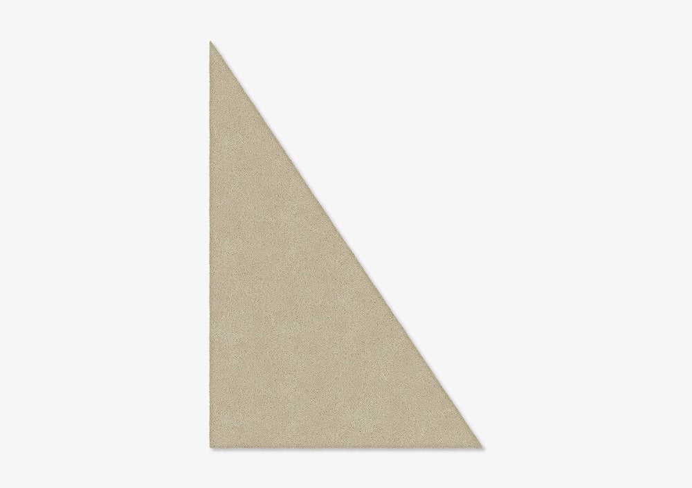 Taupe Triangle Plain Rug from Marqqa