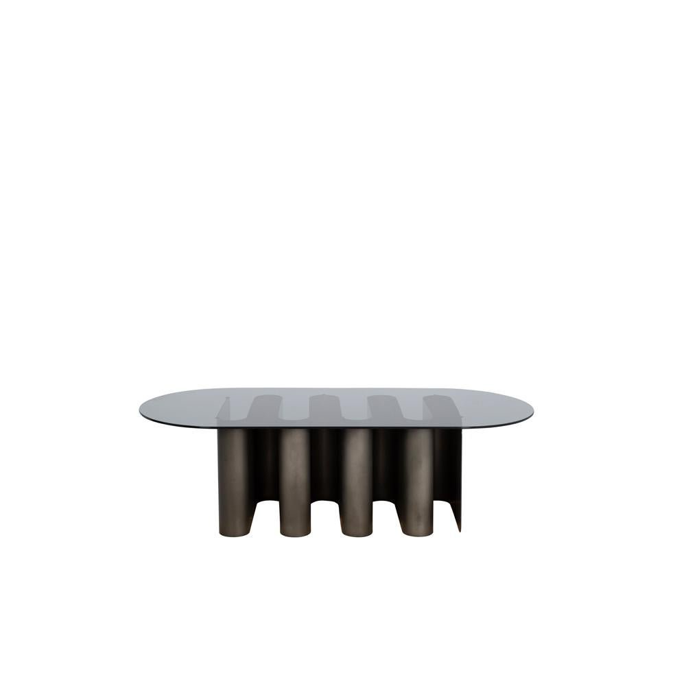 Tavolino2 Smoky Grey Side Table from Pulpo