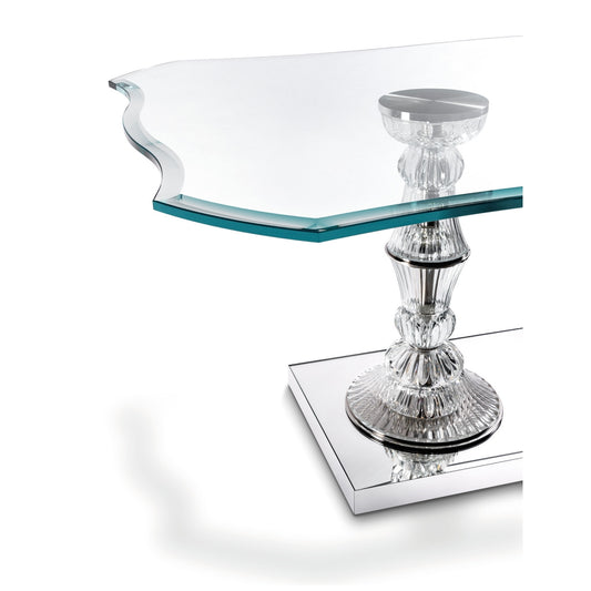PALAZZO DUCALE 72 - Rectangular glass table