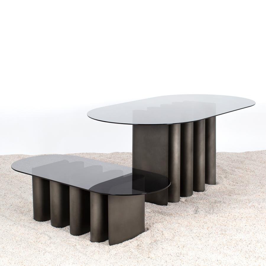 Tavolo2 Smoky Grey Dining Table by Pulpo