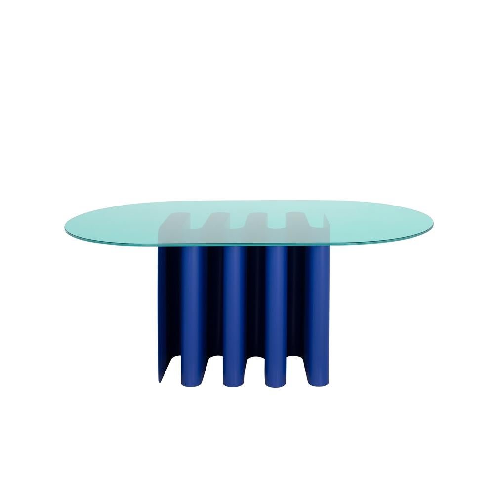 Tavolo2 Ultramarine Blue Dining Table from Pulpo