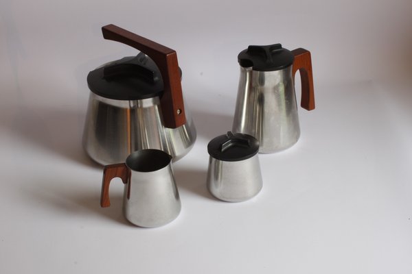 Tea and Coffee Service by Axel Enthoven for Demeyere Werkhuizen, Belgium, 1971, Set of 4-PLT-1050278