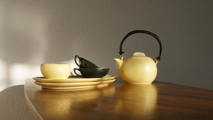 Tea Service by Sebastiano Buscetta, 1950s, Set of 6-UMB-1153105