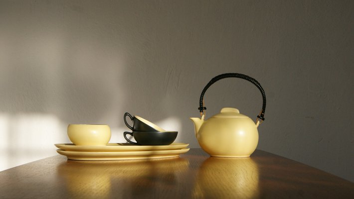 Tea Service by Sebastiano Buscetta, 1950s, Set of 6-UMB-1153105