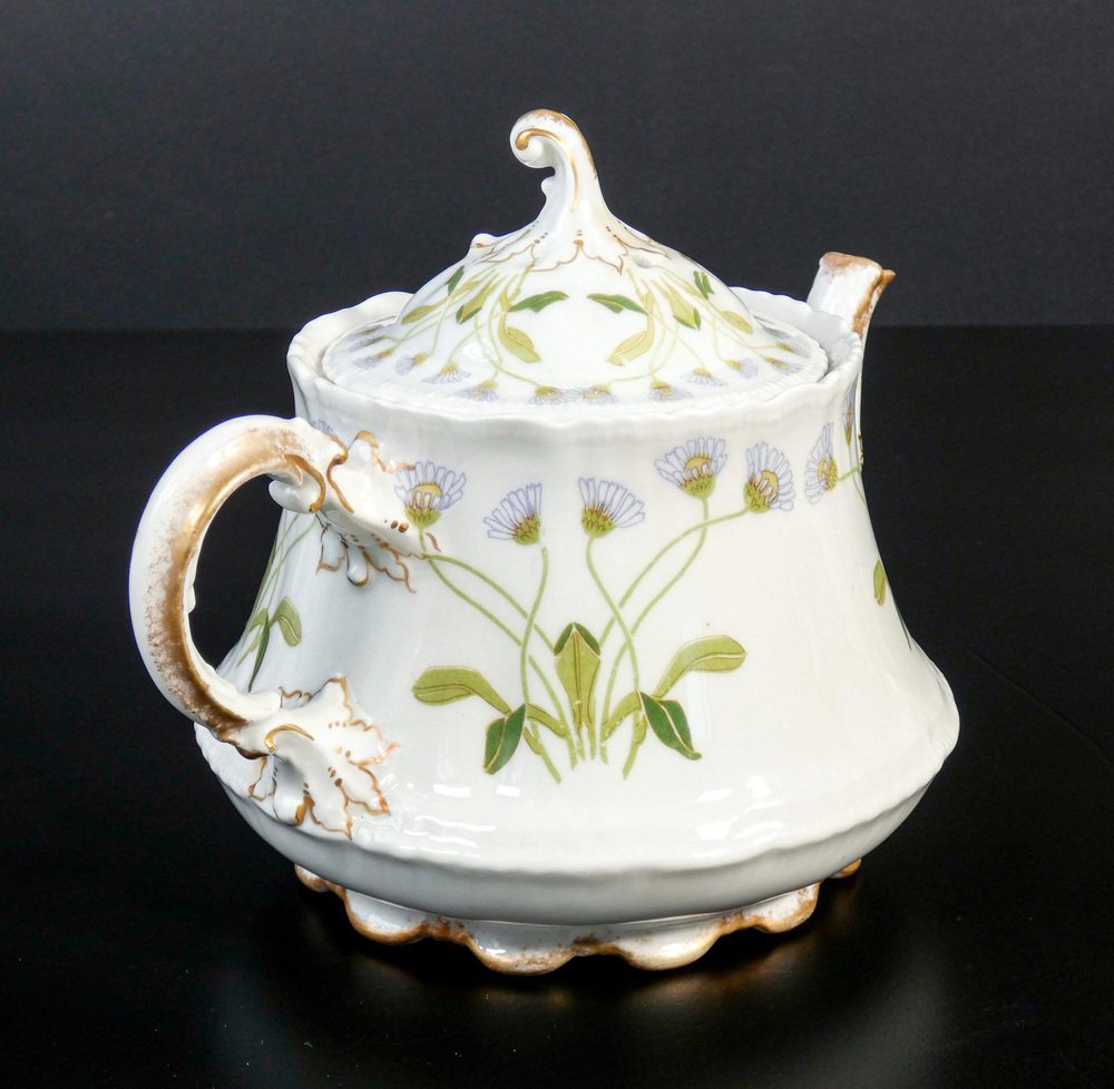 Tea Service by T. Haviland Limoges & L. Beltrami, Set of 28