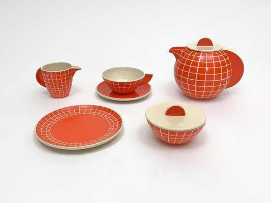 Tea Service for 12 by Rometti di Umbertide S.A.C.R.U., 1930s, Set of 39-WG-1452993