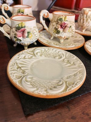 Tea Service for 6 from Capodimonte, 1970s, Set of 13-ZFY-1780616