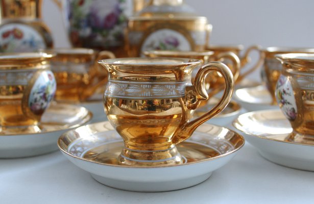 Tea Service in Porcelain, 1949, Set of 15-FNC-1792337