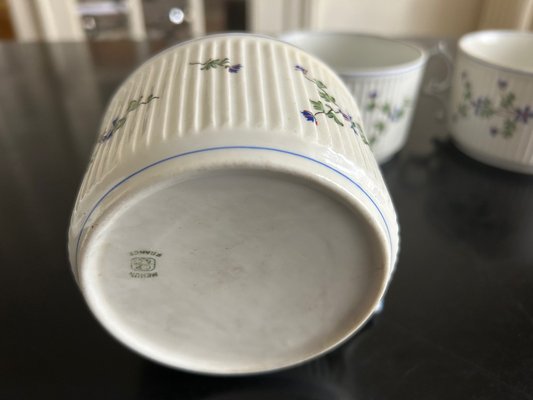 Tea Service in Porcelaine, 1890s, Set of 7-AVC-2043425