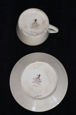 Tea Set by Gio Ponti for Richard Ginori, 1930s, Set of 5-IJR-553695