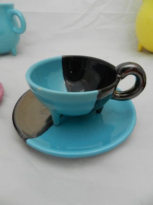 Tea Set by Luc Vallauris, 1950s, Set of 10-RIU-589466