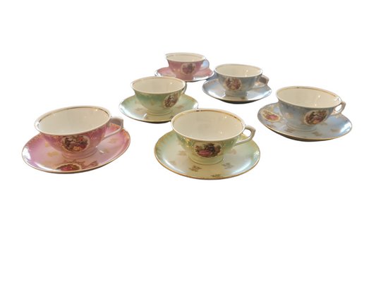 Tea Set, Set of 6-GEL-1081507