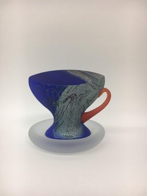 Teacup, Vase and Sugar pot by Kjell Engman for Kosta Boda, 1980s-BGP-1186649