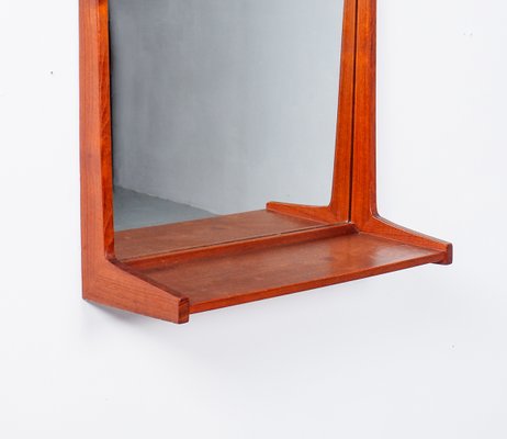 Teak 180 Mirror by Kai Kristiansen for Aksel Kjersgaard, Denmark, 1960s-SN-1017731