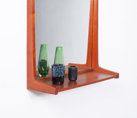 Teak 180 Mirror by Kai Kristiansen for Aksel Kjersgaard, Denmark, 1960s-SN-1017731