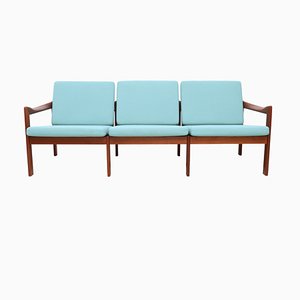 Teak 3-Seater Sofa by Illum Wikkelsø for Niels Eilersen, 1960s-NIX-1793202