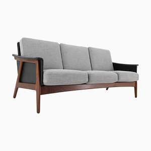 Teak 3-Seater Sofa, Denmark, 1960s-TZ-1815749