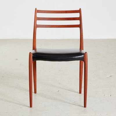 Teak 78 Dining Chairs by Niels Otto Møller for J.L. Møllers, 1960s, Set of 4-CI-567701