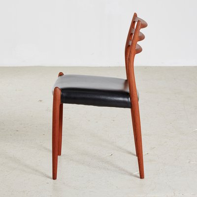 Teak 78 Dining Chairs by Niels Otto Møller for J.L. Møllers, 1960s, Set of 4-CI-567701