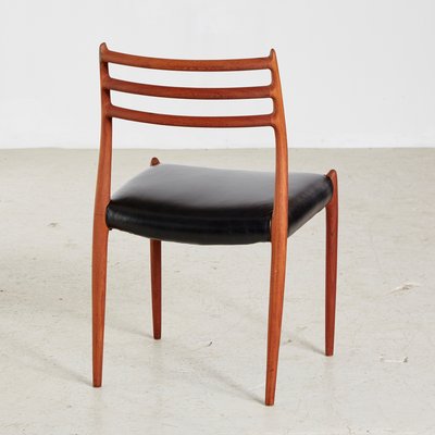 Teak 78 Dining Chairs by Niels Otto Møller for J.L. Møllers, 1960s, Set of 4-CI-567701