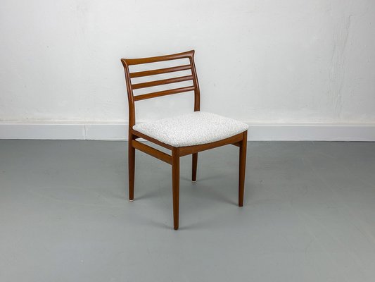 Teak and Bouklé Dining Chair by Erling Torvits for Sorø Stolfabrik, 1960s-QEQ-1765358