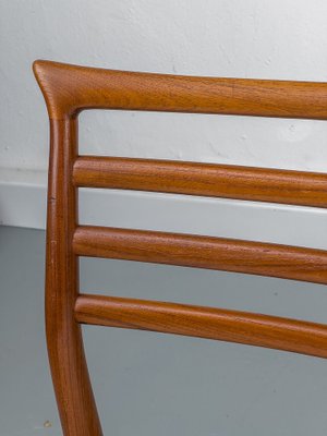 Teak and Bouklé Dining Chair by Erling Torvits for Sorø Stolfabrik, 1960s-QEQ-1765358