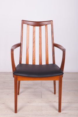 Teak and Leather Dining Chairs by Leslie Dandy for G-Plan, 1960s, Set of 6-NIT-906421