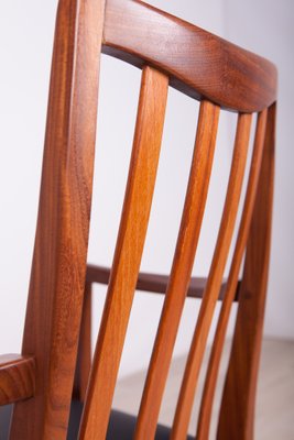 Teak and Leather Dining Chairs by Leslie Dandy for G-Plan, 1960s, Set of 6-NIT-906421