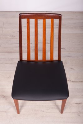 Teak and Leather Dining Chairs by Leslie Dandy for G-Plan, 1960s, Set of 6-NIT-906421