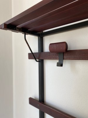 Teak and Metal Coat Rack, 1960s-GTS-999479